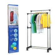 DOUBLE POLE CLOTH RACK